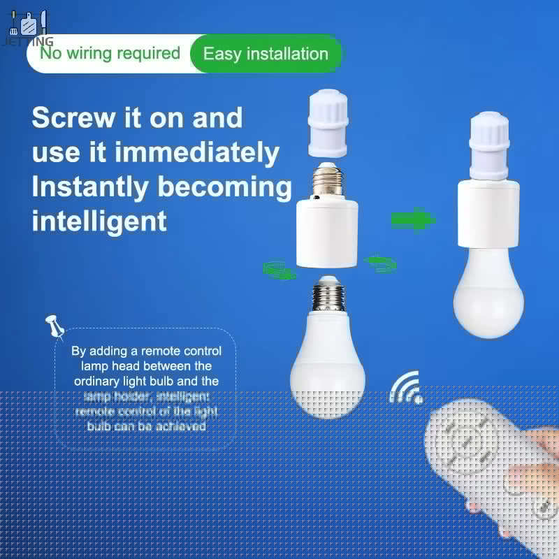Wireless Remote Control Lamp Holder